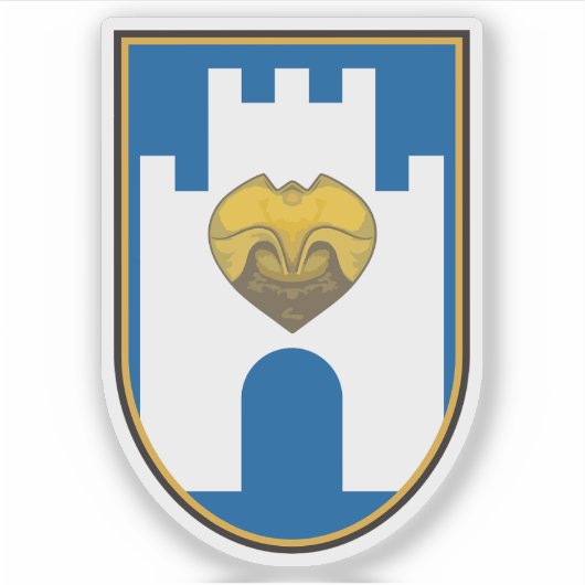 アルバニア，ベラトのエンブレム シール (正面)