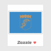 アルバニア・ポグラデック国旗 シール (シート)