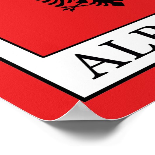 アルバニア ポスター (角)