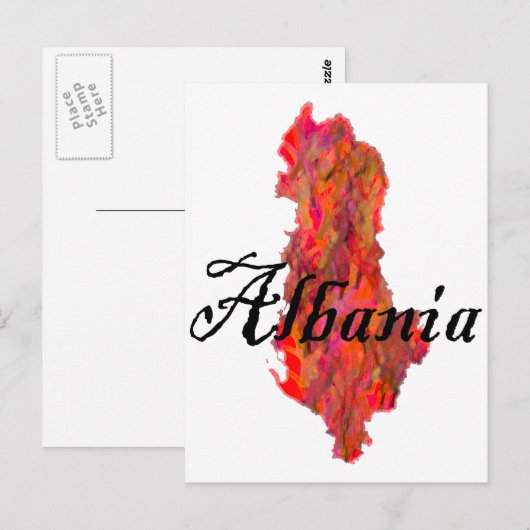 アルバニア ポストカード (正面/裏面)