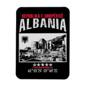 アルバニア マグネット (縦)