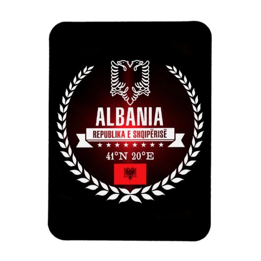 アルバニア マグネット (縦)