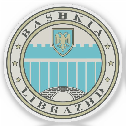 アルバニア，リブラザドのエンブレム シール (正面)