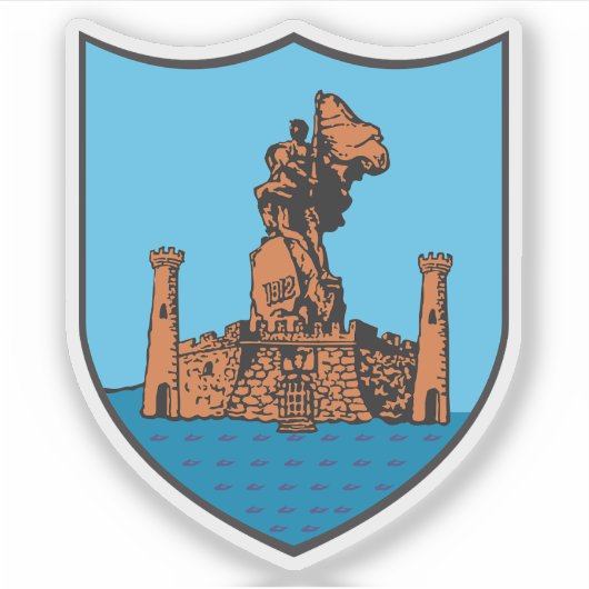 アルバニア，ヴォラクの紋章 シール (正面)