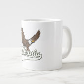 アルバニア 旅行 ロゴ ジャンボコーヒーマグカップ (正面右)