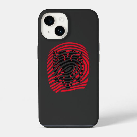 アルバニア DNA iPhoneケース (裏面)