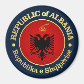 アルバニア(rd) マグネット (正面)