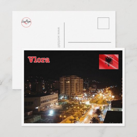 アルバニア – Vlora - ポストカード (正面/裏面)