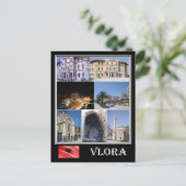 アルバニア – Vlora – モザイク – ポストカード (スタンド正面)