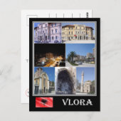 アルバニア – Vlora – モザイク – ポストカード (正面/裏面)