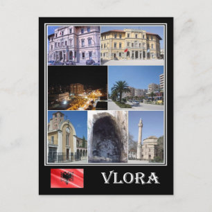 アルバニア – Vlora – モザイク – ポストカード