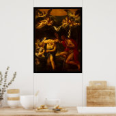 アルバニフランチェスコのキリストのバプテスマ ポスター (キッチン)