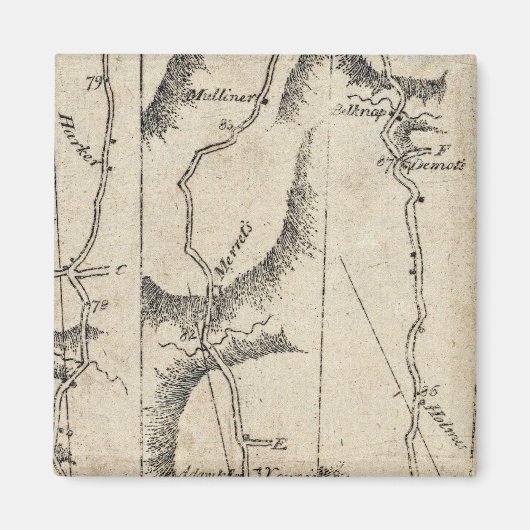 アルバニーからニューボロー33 マグネット (正面)