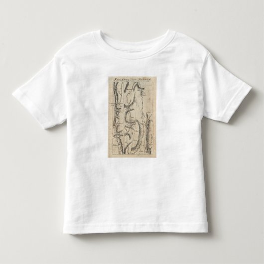 アルバニーからNewborough 33への トドラーTシャツ (正面)