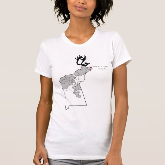 アルバニーは野生です Tシャツ (正面)
