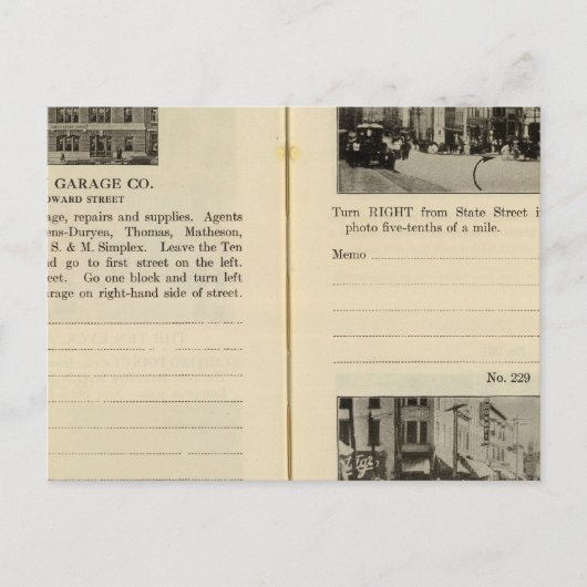 アルバニーガレージアルバニー ポストカード (正面)