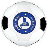 アルバニーニューヨーク サッカーボール (回転)