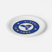 アルバニーニューヨーク ペーパープレート (アングル)