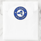 アルバニーニューヨーク 楕円形シール (バッグ)