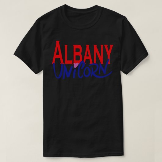 アルバニーユニコーンニューヨークレイズドミー2 Tシャツ (デザイン正面)