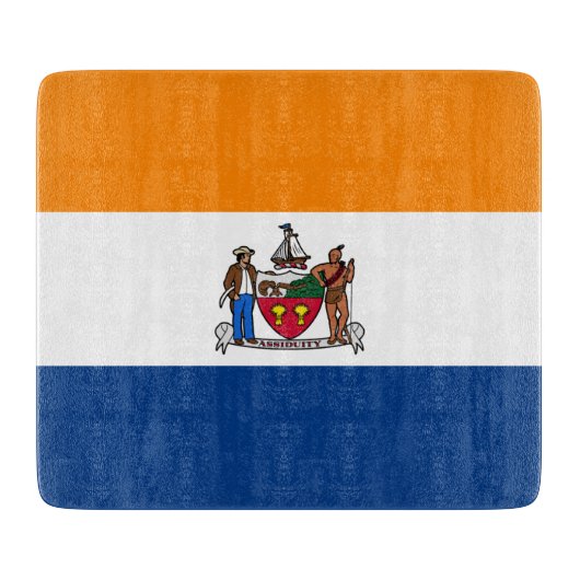 アルバニー国旗（ニューヨーク） カッティングボード (正面)