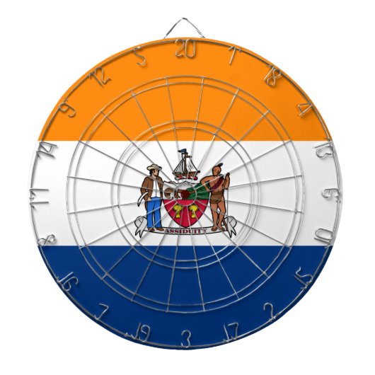 アルバニー国旗(ニューヨーク) ダーツボード (正面)
