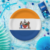 アルバニー国旗（ニューヨーク） ペーパープレート (パーティー)