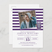 アルバニー大学のグレートデンマスコット頭 案内ポストカード (正面/裏面)