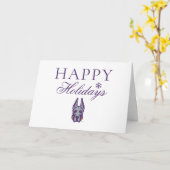 アルバニー大学グレートデーンズ カード (黄色い花)