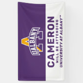 アルバニー大学 |がバナーに出席します 横断幕 (縦)