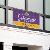 アルバニー大学 |大学院のバナー 横断幕 (ビルの外側)