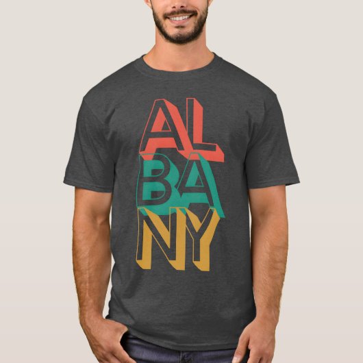 アルバニー活字の友達 Tシャツ (正面)