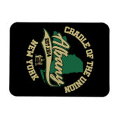 アルバニー，ニューヨーク マグネット (横)