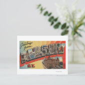 アルバニー, ニューヨーク - 大きな文字のシーン 2 ポストカード (スタンド正面)