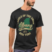 アルバニー,ニューヨーク Tシャツ (正面)