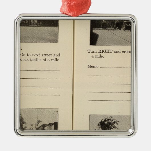 アルバニー、NY メタルオーナメント (正面)