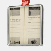 アルバニー、NY メタルオーナメント (左)