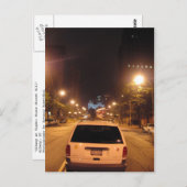 アルバニーat night:州通りヒル ポストカード (正面/裏面)