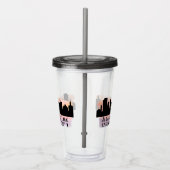 アルバニーNYシティスカイライン アクリルタンブラー (右)