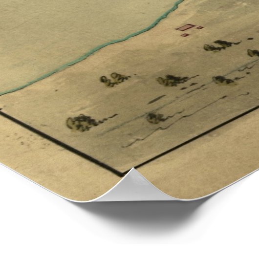 アルバニーNY 1758 ポスター (角)