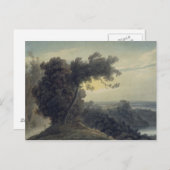 アルバノ湖と城ガンドルフ, c.1783-85 ポストカード (正面/裏面)