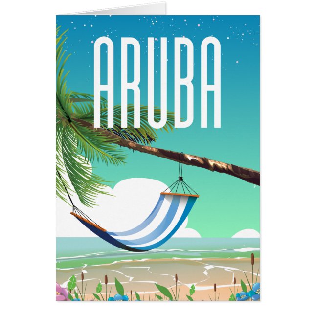 アルバハンモックビーチ旅行ポスター (正面)
