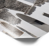 アルバベロのゼラニウムの花とチュリの家 フォトプリント            (角)