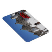 アルバベロのゼラニウムの花とチュリの家 マグネット (右側)