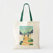 アルバベロイタリア旅行アートヴィンテージ トートバッグ (正面)