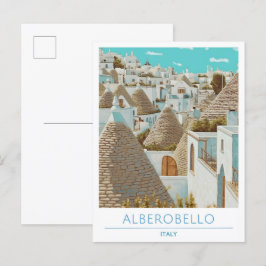 アルバベロイタリア旅行 ポストカード