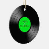 アルバムのハッピーホリデーを記録 セラミックオーナメント (右)