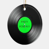 アルバムのハッピーホリデーを記録 セラミックオーナメント (左)