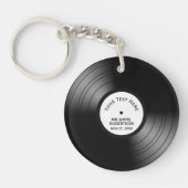 アルバムの曲名の日付結婚/記念日 キーホルダー (正面)