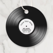 アルバムの曲名の日付結婚/記念日 フェイバータグ (裏面)